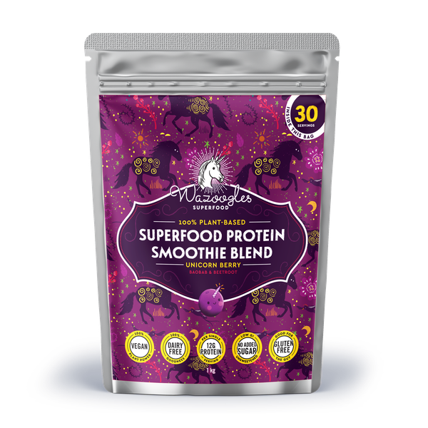 Wazoogles Superfood Protein Blend Unicorn Berry - Large
