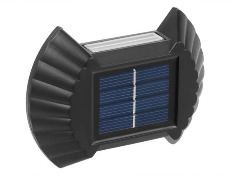 4 Piece RGB Solar Energy Wall Lamp