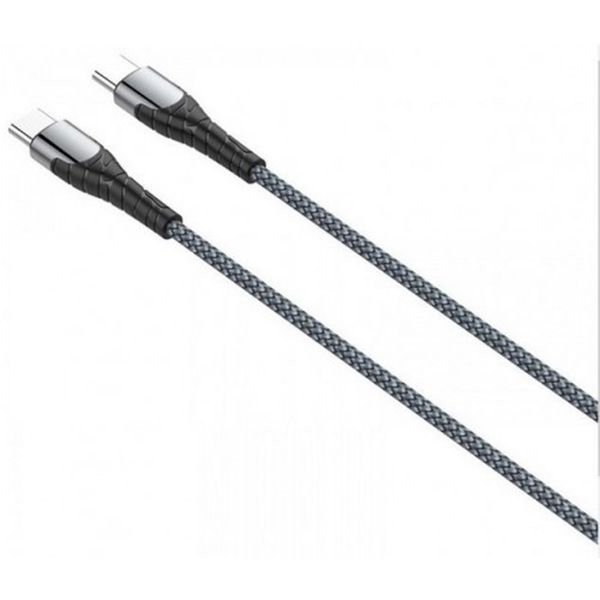 65W 2M USB-C To USB-C Long Super Fast Charging Data Cable- Grey