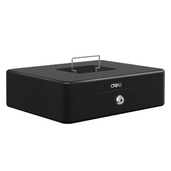 Deli Cash Box 8.5x30x24 Black