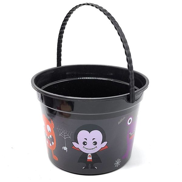 Px Halloween Vampire Picture Boys Trick or Treat Candy Bucket - Sweet Bowl