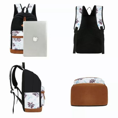 Backpack Casual Fashion School Backpacksbag For Women Set Of 3 Shop Today. Get it Tomorrow takealot