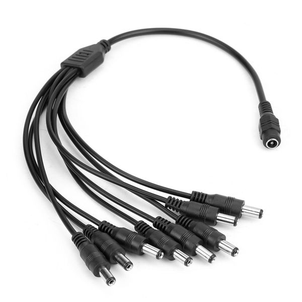 12V 1-to-8 Power Splitter Cable for CCTV Camera