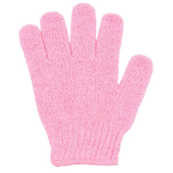 Pink Nylon Exfoliating Bath Glove - One Size