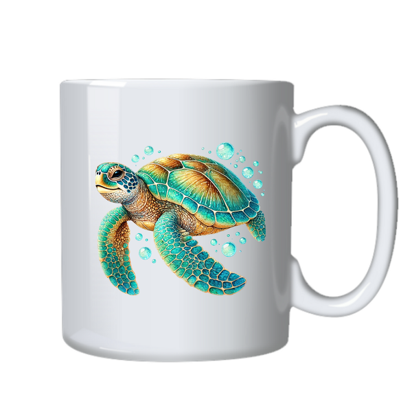 Green Sea Turtle Ocean Ideal Birthday Christmas Gift Mug Cup 402