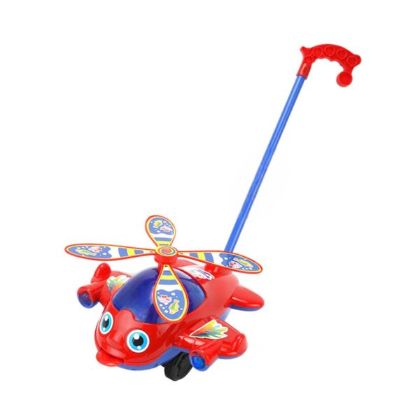 Push- Pull Toys - Red Helicopter