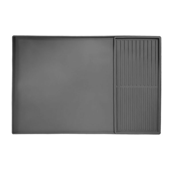 Silicone Coffee Mat With Raised Edges 24 X 16Inch Coffee Bar Mat