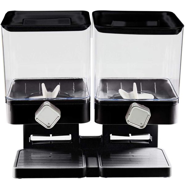 Square Double Cereal Dispenser