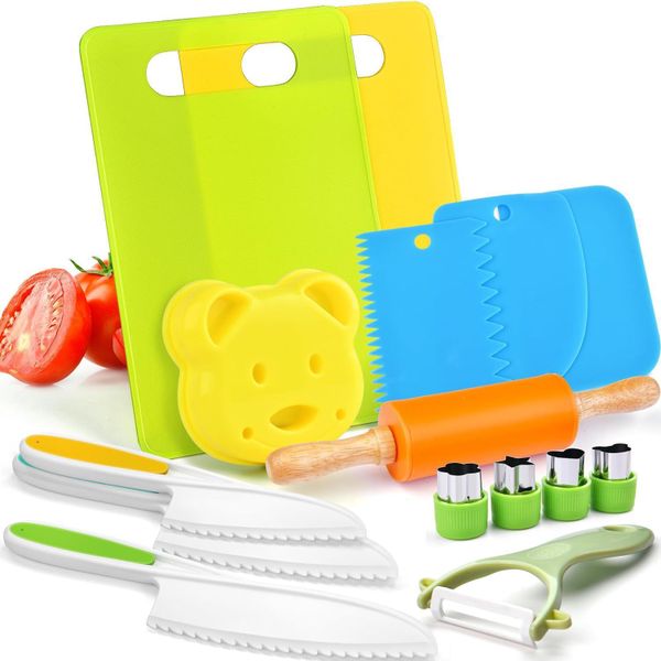 15-Piece Children's Kitchen Tools Cookware Baking Toy Set