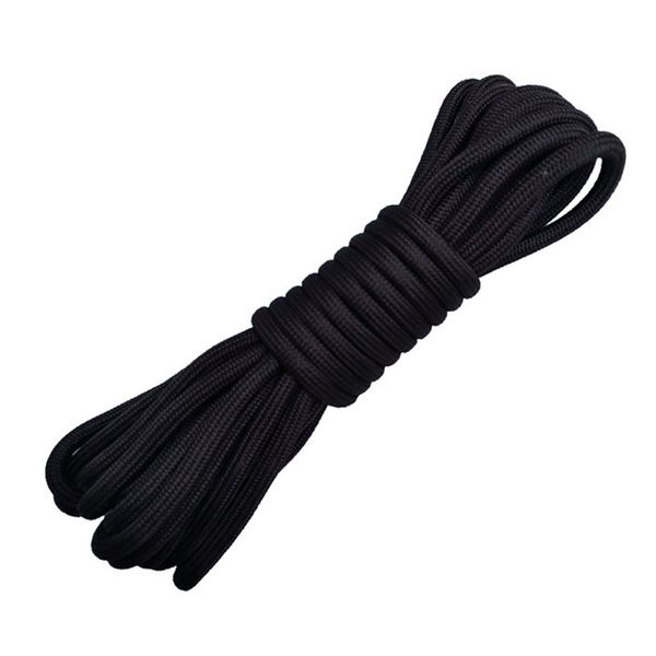 31m 7-Core Black Outdoor Camping Multifunctional Umbrella Rope-Diameter 4mm