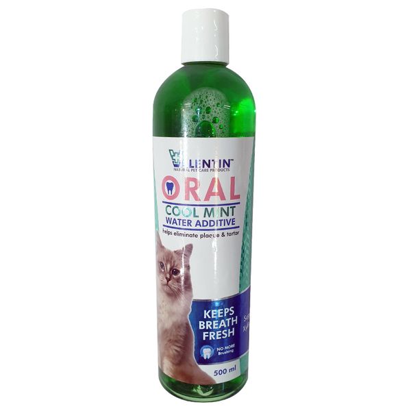 Valentin Oral Cool Mint Water Additive for Cats 500ml