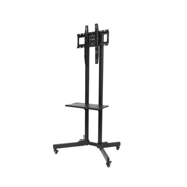32-70 Height-Adjustable Mobile TV Cart - Rolling Floor Stand with Wheels
