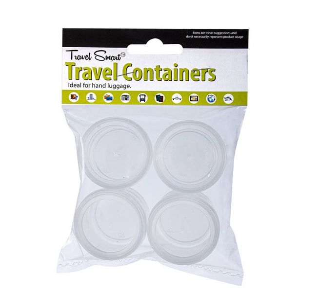 Travel Smart - Travel Containers - Tubs - 30ml - 4 Pack