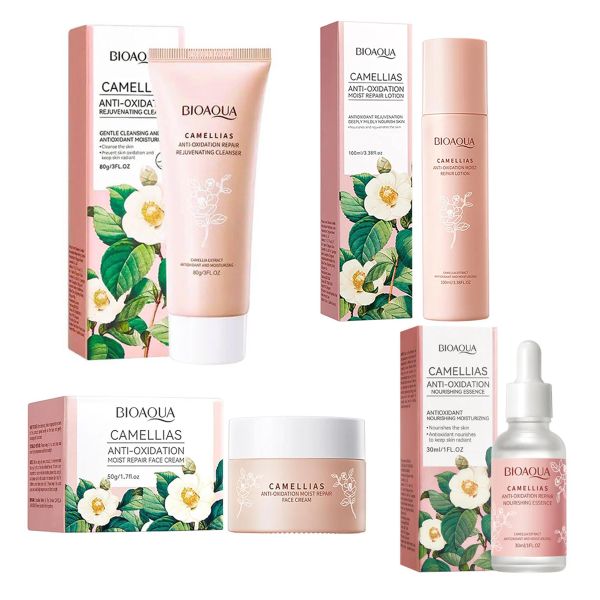 BIOAQUA Camellias Antioxidant Moisturizing Repair Skin Care Set