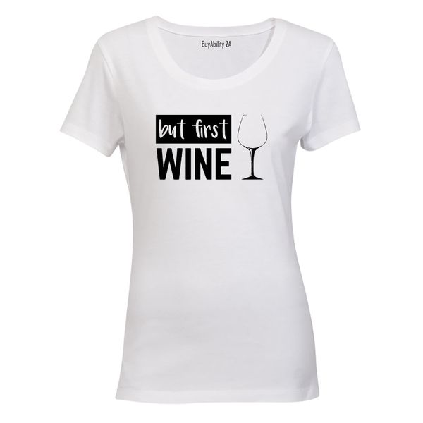 Wine! - Ladies - T-Shirt - White image