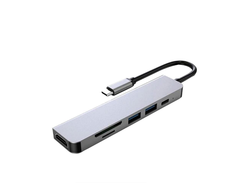 Woo 6 in 1 Type C to HDMI 4K Adapter