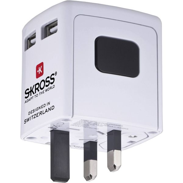 Skross World USB Charger Travel charger 12 W 2x USB-A White