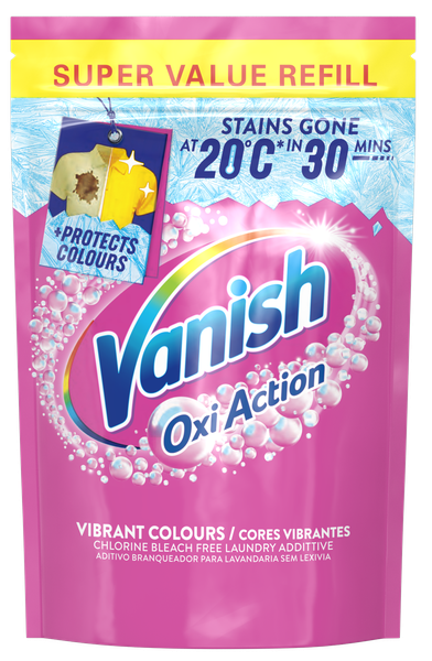 Vanish 650g, Laundry Stain Remover, Power O2 Pink, Multi-Action Powder