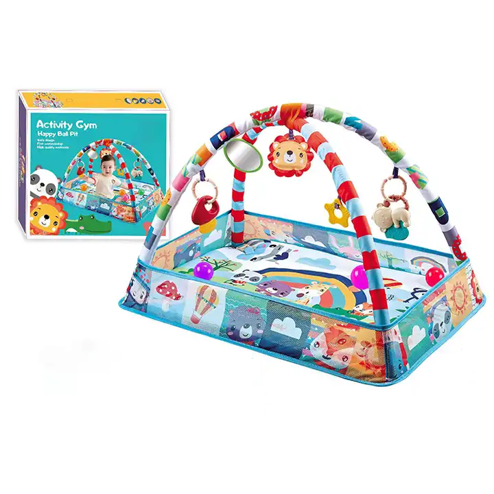 Hanging Animals Baby Gym Soft Play Mats with Sensory Ball Pit Shop
