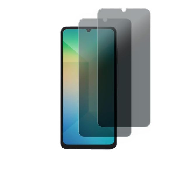 Privacy Tempered Glass Screen Protector Compatible with Samsung A06(Pack-2)