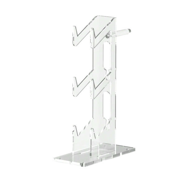 Clear 3-Layer Acrylic Storage Bracket For Headphones And Game Controllers