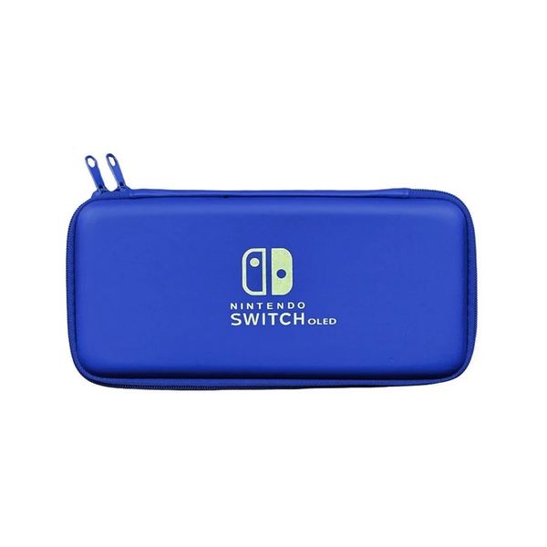 Blue Carrying Case compatible with the Nintendo Switch Oled Mod