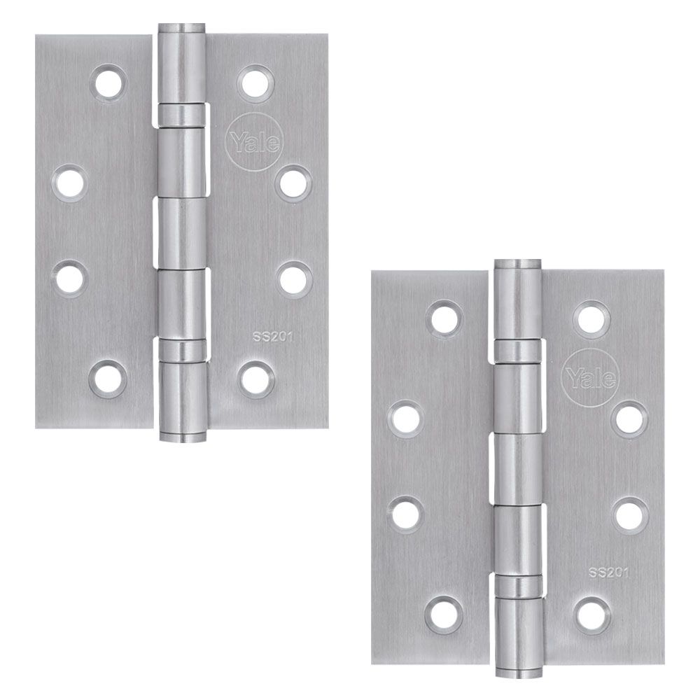 Yale Stainless Butt Hinge Satin Silver