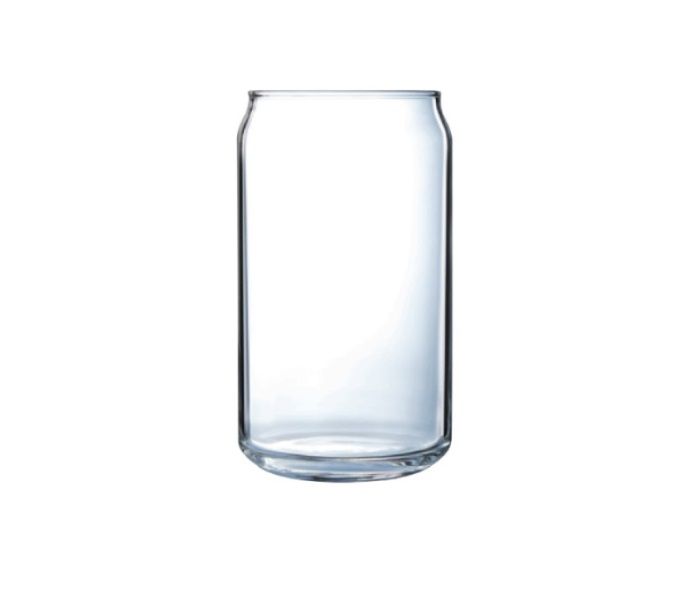 Plain Can Glass Short 2 Pack Tumbler 480ml