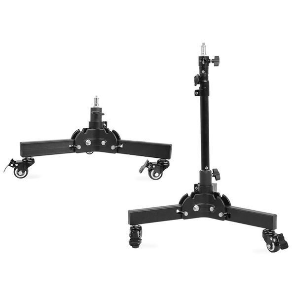 Heavy-Duty Collapsible Light Stand with Wheels for Studio Photography