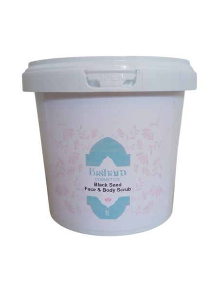 1L Bishara Cosmetics Black Seed Face and Body Scrub
