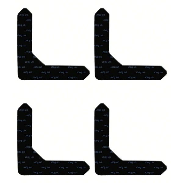 Black Trace - free Washable Carpet and Mat Anti - Slip Stickers 16 Pieces