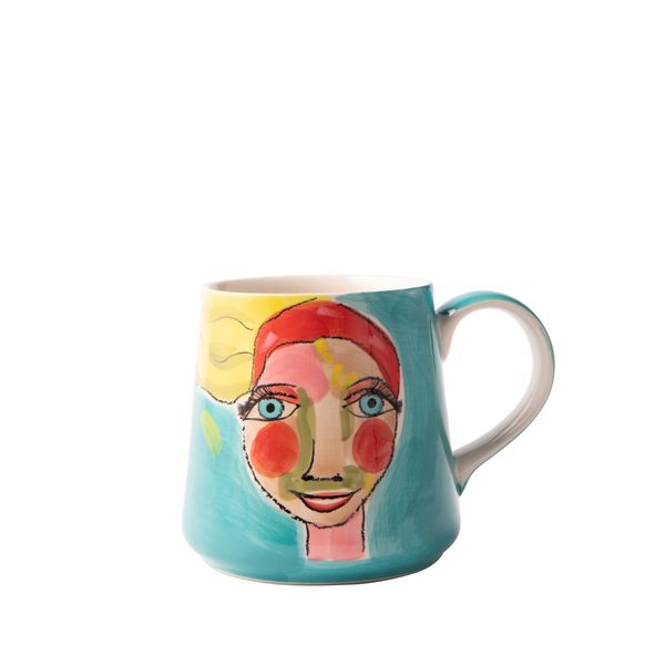 OLIVIA - Artist Lady Mug Set of 4
