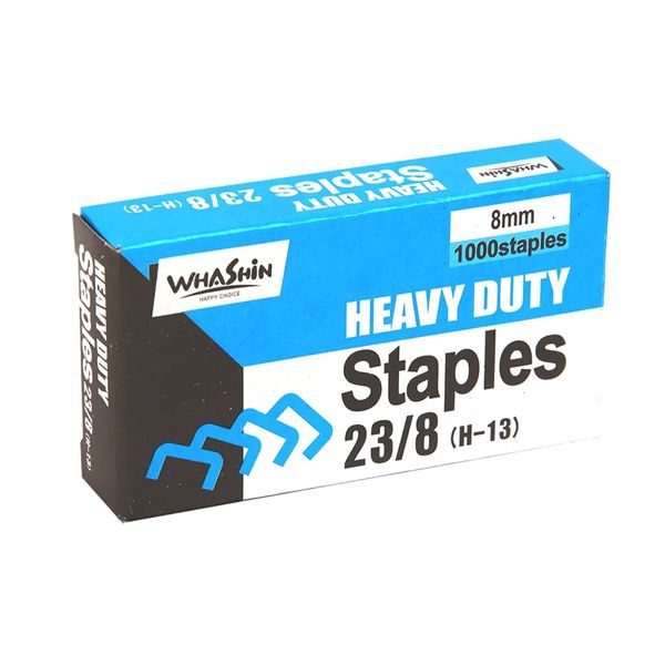 Whashin Staples 8mm No238 Box 1000 x 4
