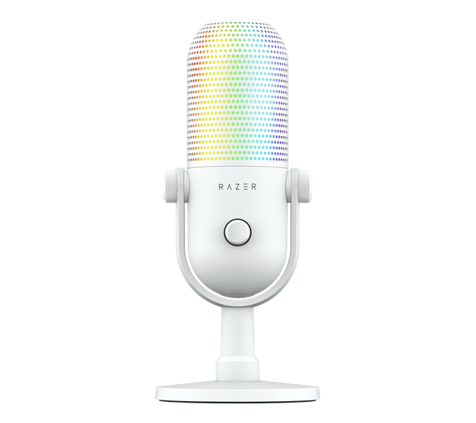 Razer Seiren V3 Chroma Condenser USB Microphone - White