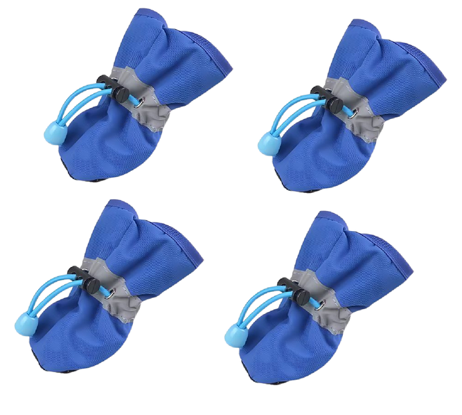 Size M Breathable Rainproof Dog Shoes: Fits Paw Length 5.5cm, Width 4.5cm