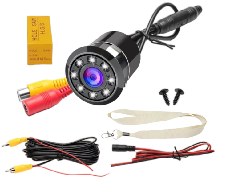 Enhance Your Driving 8 LED Car Rear View Camera 170 Wide View and Lanyard