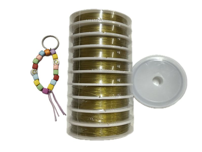 Beading Thread - Tiger Tail - 240meters- 0.38mm and key ring