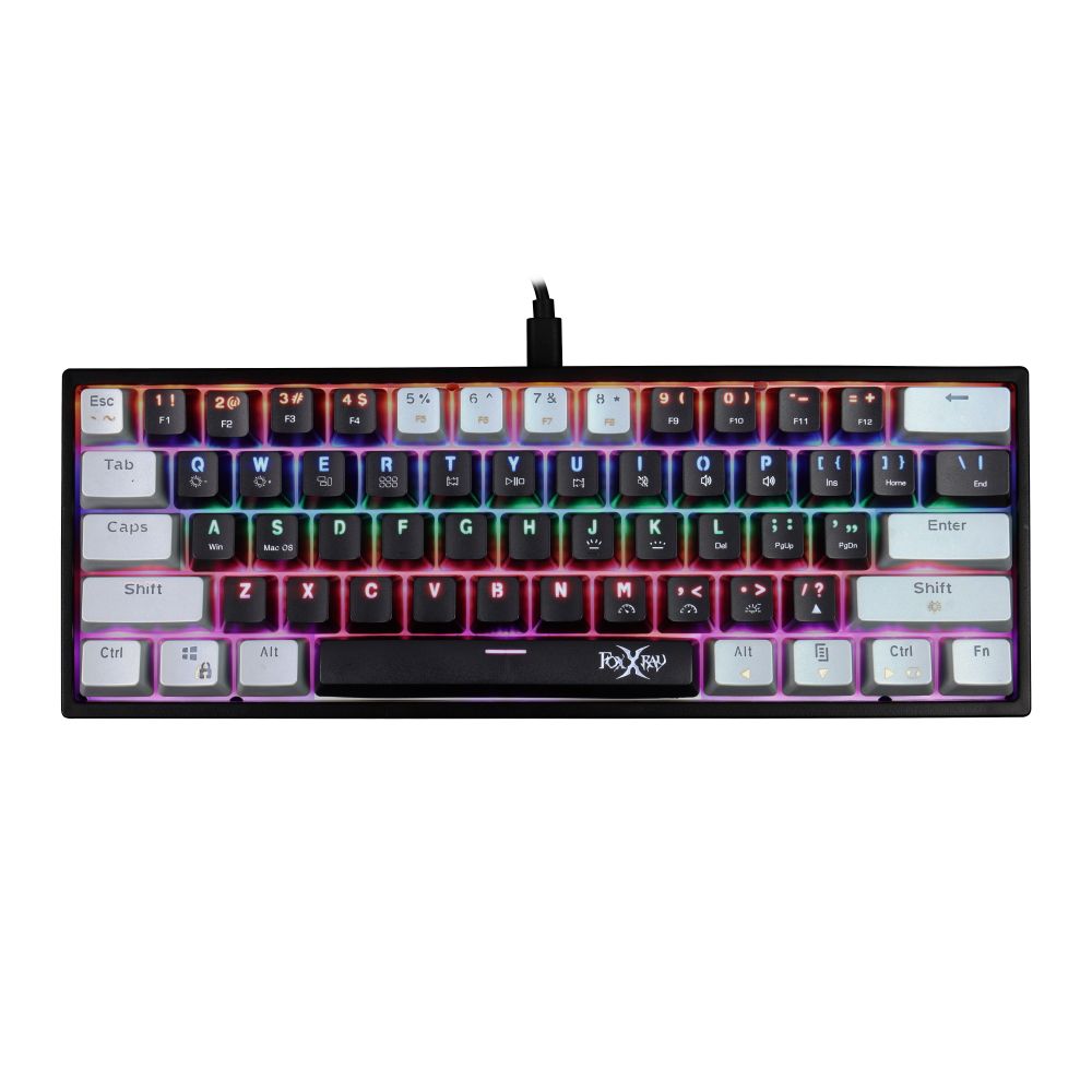 Foxxray hkm 80 chronus 60 mechanical gaming keyboard with backlight