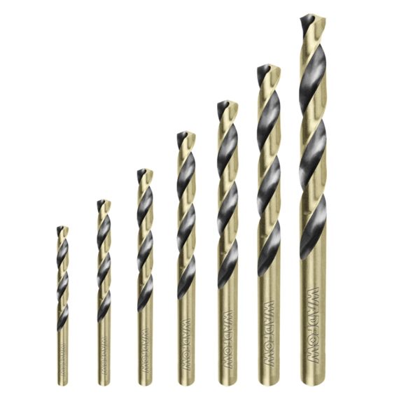 Wadfow - High-Speed Steel Twist Drill Bit Set - 7 Piece