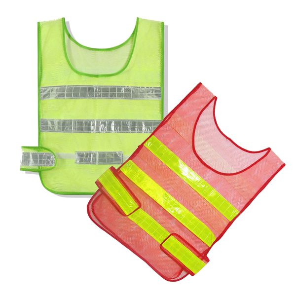 Sport DIY Safety Vest Reflective Multi-Use Visible Protective Vest Set of 2