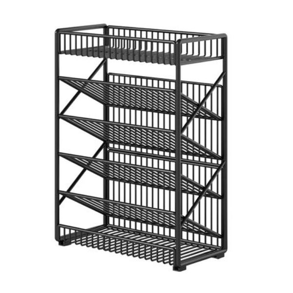 Decor Office 6-Layer Modern Storage Shelf Organiser With No Wheels -60cm