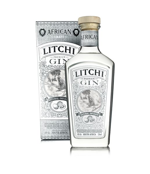 African Craft Gin - Litchi Infused Premium Gin
