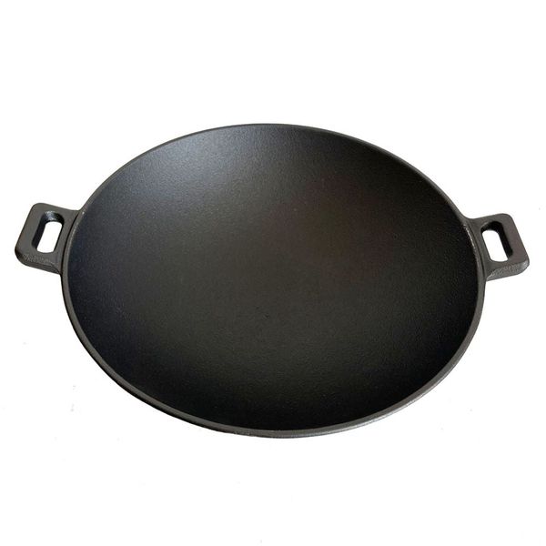 Lifespace Cast Iron Wok - 31cm x 31cm