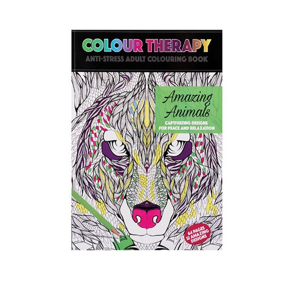 Colouring Therapy Book Mandalas &amp; Geometry (5 Pack)