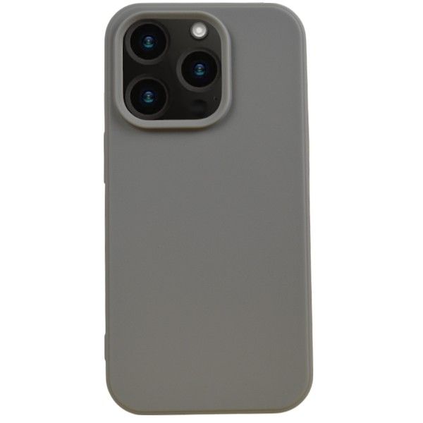 Silicone Phone Cover - iPhone Compatible - iPhone 14 Pro - Matte Grey
