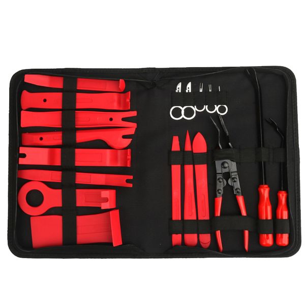 Multifunction Car Audio Disassembly Tools DVD Stereo Refit Set - 19 Piece