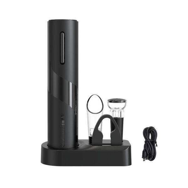 6PCS automatic electric bottle opener, USB charging red wine bottle opener