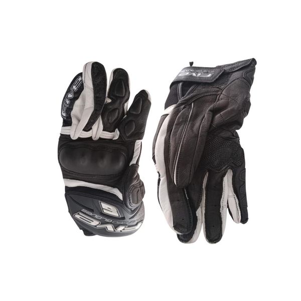 Five Gloves X-Rider Black/White Motorcycle Gloves