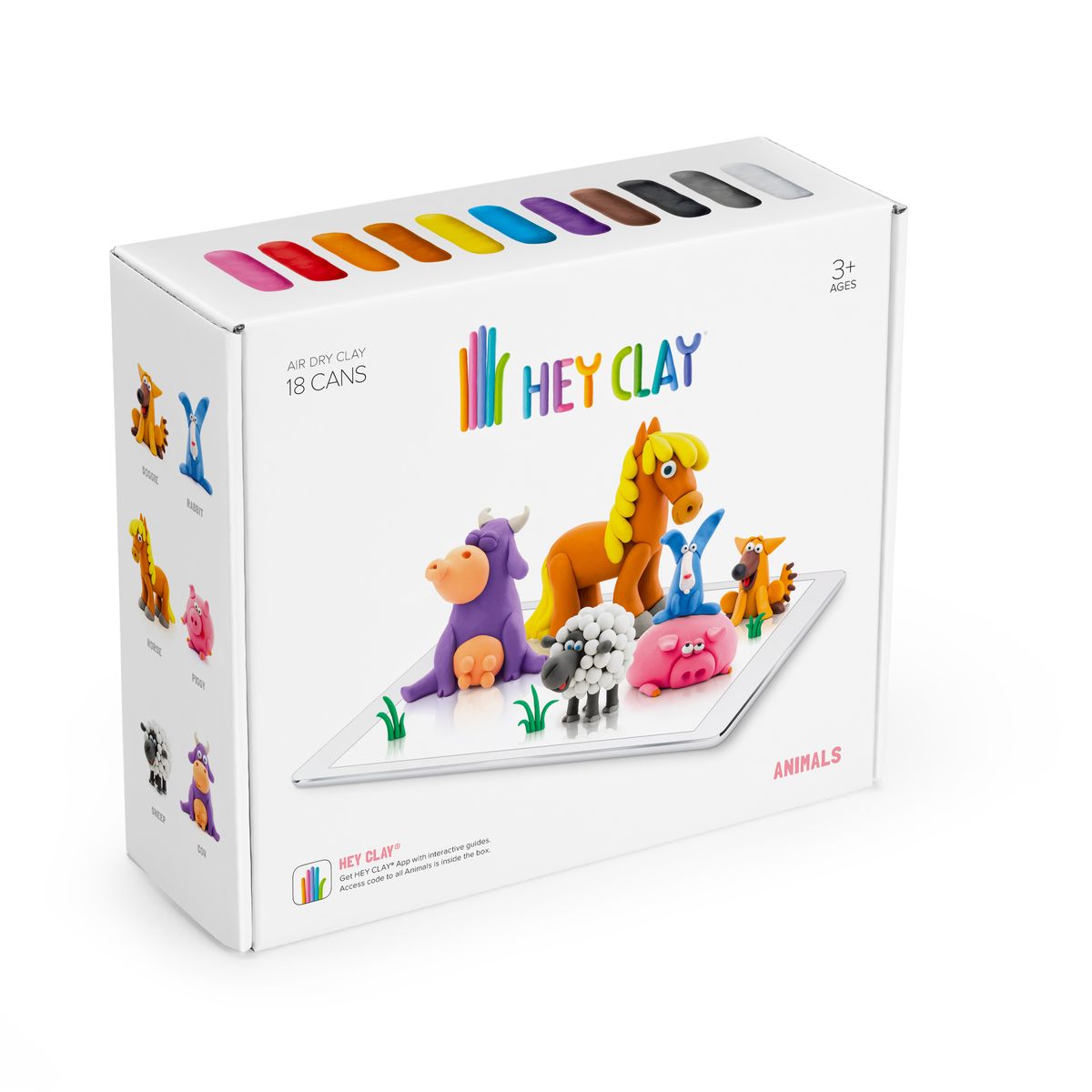 Hey Clay Modelling Air Dry Clay Animals With Fun Interactive App