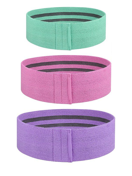 Hip Exercise Resistance Bands - Set of 3